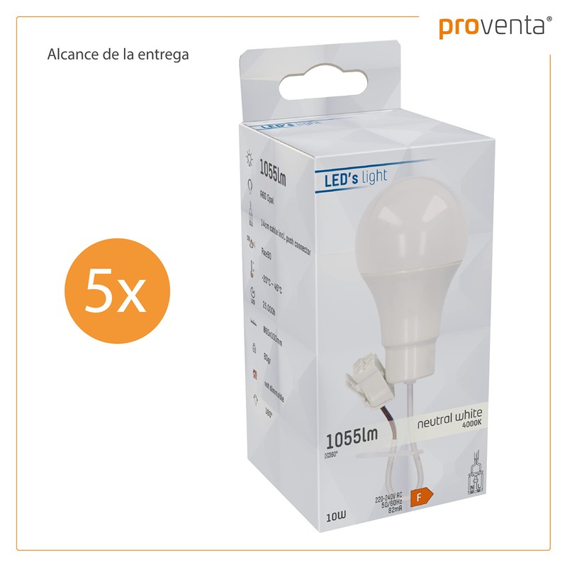 LED's light Renovation Lamp with Plug-In Terminal 10 W Neutral