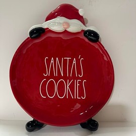 Rae -Santa's Cookies Decor Allside Red Christmas Decor- Dunn by Magenta