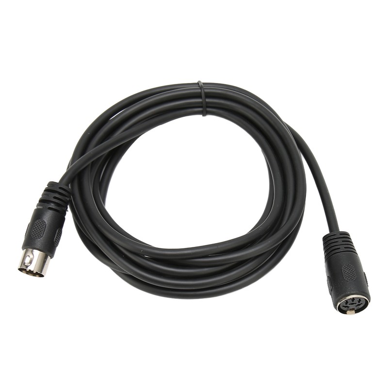 6 Pin DIN Male to Female Cable Sound Data Signal