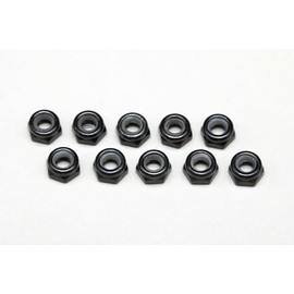 Yokomo ZC-N3L3 M3 M3 Nylon Lock Nut (Black/Thin) 10 Pieces Steel