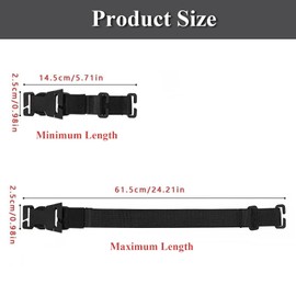 CHIVOLONA 4 Pack Molle Attachments,Tactical Military Binding Retainer,Backpack Straps,Webbing Retainer Elastic Binding Ribbon Buckle