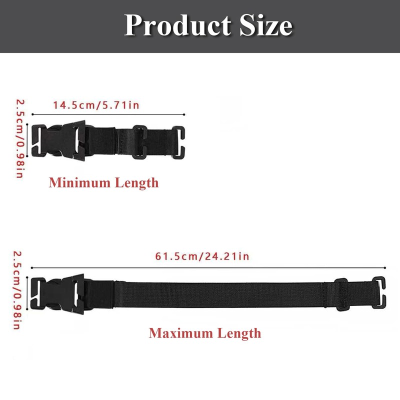 CHIVOLONA 4 Pack Molle Attachments,Tactical Military Binding Retainer,Backpack Straps,Webbing Retainer