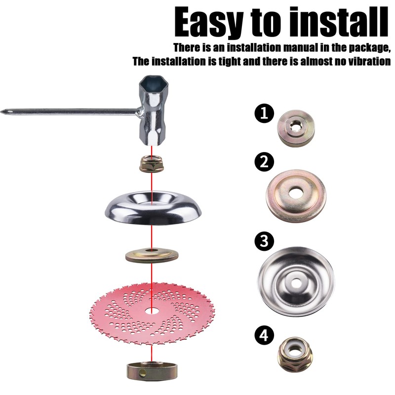 PLUMIA 9" x 36 Teeth Carbide Tipped Blades with Universal