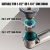 Expandable Flexible 1 1/2" or 1 1/4" Pipe Kit for