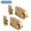 SUMBIN Jimmy Proof Deadbolt Lock with Keyed (Gold Color) with