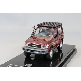 JADI B Toyota Land Cruiser 71 14 Red RHD with Roof Rack 1/64 PA65565