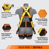 TT TRSMIMA Safety Harness Fall Protection Upgrade 4 Quick Buckles