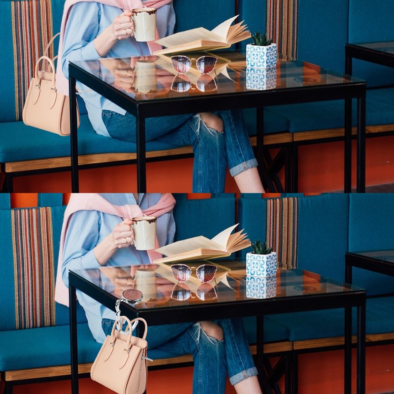 COONE Foldable Purse Hook Table Handbag Hanger Desk Hooks for