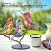 Alloy Metal Bird Series Home Decoration Stress Relief Base Removable