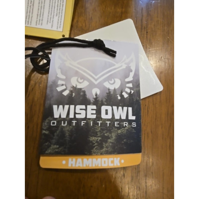 Wise Owl Outfitters Camping Hammock w/Tree Straps, Large - Burgundy/NavyB