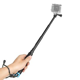 YIDOBLO Monopod Aluminum Alloy Telescopic Pole for GoPro Hero 6/Hero 5/4/3+/3 SJ4000 SJ5000 SJ6000 Action Cameras 19"