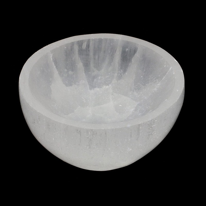 CrystalAge Selenit charging bowl ~ 6 cm