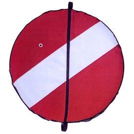 JCS Red Cordura Dive Float Cover with Mesh Bottom