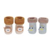 2 Pairs Baby Toddler Thermal Socks Baby Socks with Grip