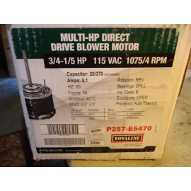 Totalline NEW Totaline Replacemet P257-E5470 Multi HP Direct Drive Blower Motor 3/4 HP 115