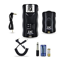 JJC Flash Trigger Wireless Remote Shutter Release Compatible with Canon 750D 1200D 1300D 200D 100D 800D 760D 70D 77D 80D 700D 1100D 1000D M6 M5 650D 600D 550D 500D 450D 400D 350D 300D 60D 60Da