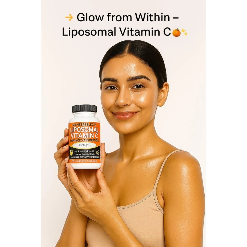 Vitamin C Liposomal 1650mg 180 Count | Powerful Immunity &