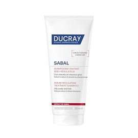 DUCRAY, Sabal Shampoo Tratante Seborregulador, Controla la Producción de Sebo, Cabello Graso, 200ml