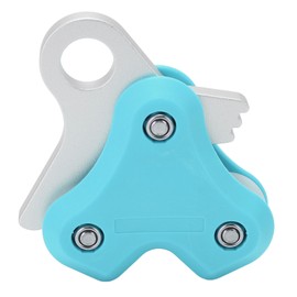 Aluminum Alloy Pulley Scuba Free Diving Buoy Metal Rope Retractor High Efficiency Diving AccessoriesBlue
