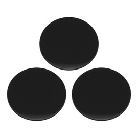 eMagTech 3pcs Adhesive Dashboard Pad Disc Dashboard Suction Pad Double-Stick Adhesive Backing Compatible with Dash Cam GPS Car Phone Mount Black