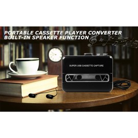Aswalling Tape Player Cassette to MP3 Player Converter Audio Music Player Tape Cassette Recorder