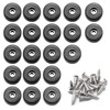 Rubber Cutting Board Feet with Stainless Washer and Screws, 1