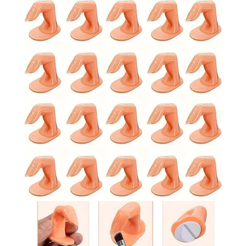 50 Piezas Dedos De Uñas Practica Para Diseños Uñas Muestrio,arte