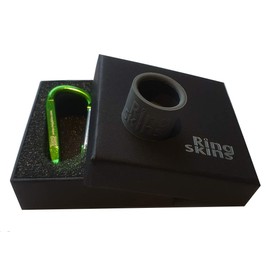 Ring Skins - Standard Skin [ Ring Protector/Guard/Safe/Cover ] (Grey, Medium)