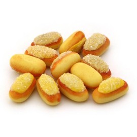 MyTinyWorld 8 x Dolls House Miniature Sugared Icing Topped Sweet Buns