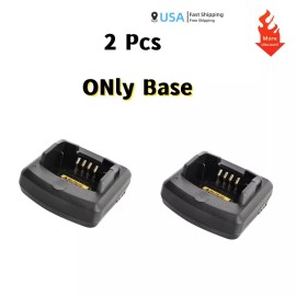 For Motorola Rapid Battery Charger Base for MotoTRBO RDU2080D RDU4100 CP110 RDU4160D Radio 2X