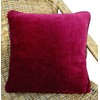 BeyondLiving Solid Velvet Square Cushion Cover Pillow Case Pillows Home