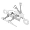 Stainless Steel Chicken Stand Removable Portable MotorcycleShape BBQ Roaster Stand