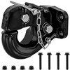 Nilight Pintle Hook Hitch with Mounting Kit 30,000 lbs, Fits