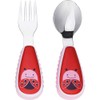 Skip Hop Toddler Utensils, Fork and Spoon Set, Monkey