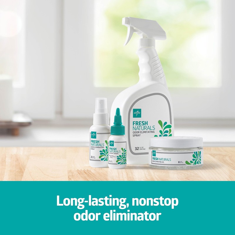 Medline Fresh Natural Odor Eliminator Gel Beads, 8oz