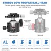 CAVIX Tripod Ball Head with 1/4" Arca Swiss Quick Release