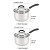Cook N Home Saucepan Set Sauce Pot With Lid 1QT