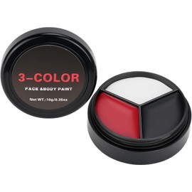 mefeny Face Paint, Set of 3 Colors, 0.4 oz (10 g), Body Paint, White Paint, Maternity Paint, Face Paint, Safe, Non-Toxic, Halloween, Cosplay, Fancy Dress