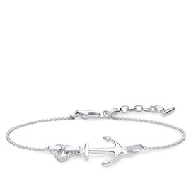 Thomas Sabo Ladies' Anchor with Heart Bracelet, 925 Sterling Silver, A1854-051-14