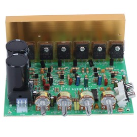 Walfront AC Dual 18-26V 2.1 Channel Subwoofer 300W Power Amplifier Board High Performance Bluetooth Audio Amplifier Board