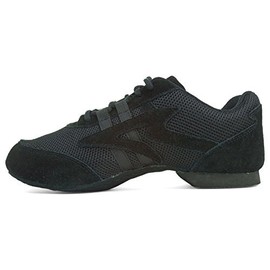 Sansha V931 Jazz Dance Sneakers, Suede, Suede Sole, Scats, Black