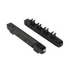 Sarini Cue Wall Rack Holds 4 Cues Black Wall-Mounted Billiard