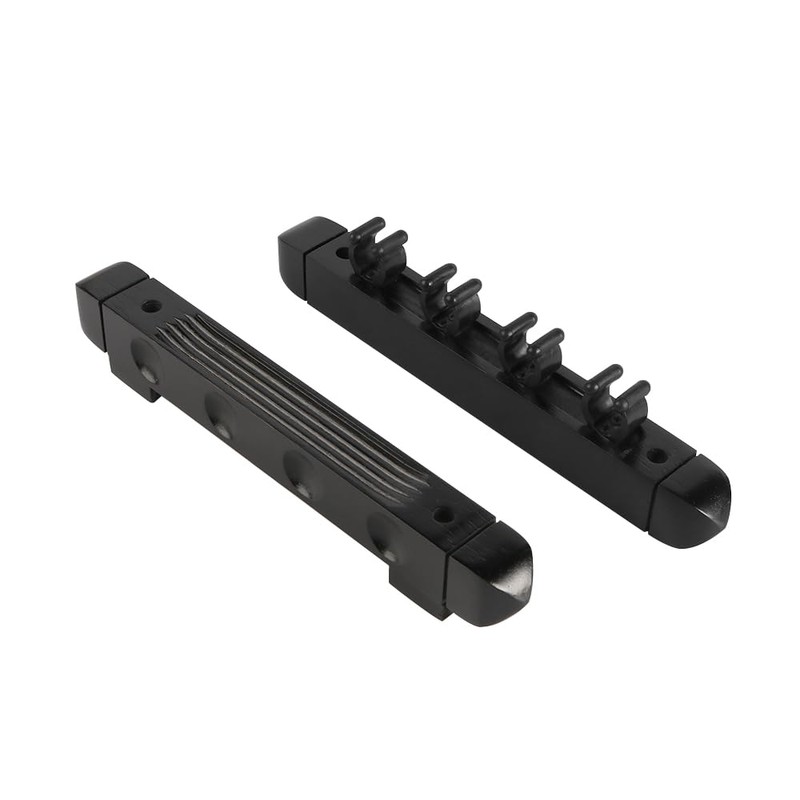 Sarini Cue Wall Rack Holds 4 Cues Black Wall-Mounted Billiard