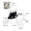 Motor Reversing Solenoid, DPDT 12VDC 150 Amps Contractor Relay Switch