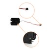 QWORK DC 12V Electric Lock Electronic Cabinet Lock for Cupboard