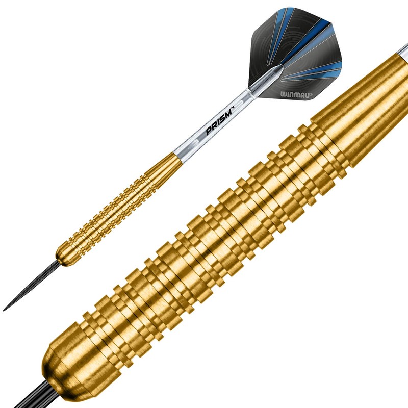 WINMAU Neutron 19 gram Brass Darts with Prism Flights and