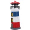 Solar Lighthouse, Easy to Install Rotating Lighthouse Light, Craft Ornament