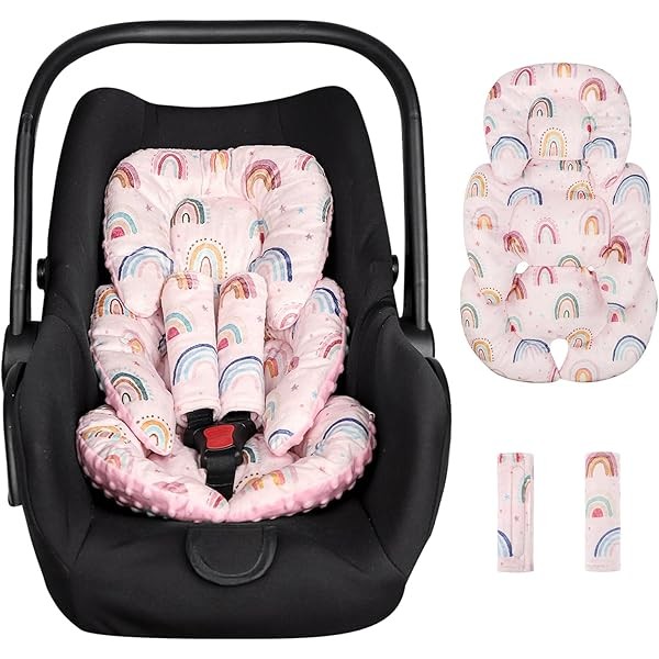 Infant Car Seat Insert Cushion, Super Soft Baby Car Seat