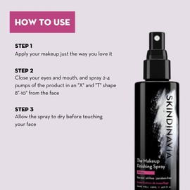 Skindinavia The Makeup Finishing Spray, Classic Setting Spray, Temperature-Control for All-Day Wear, Long-Lasting Up to 16+ Hours, Heat-Resistant & Waterproof, Cooling Fine Mist (2 Oz)