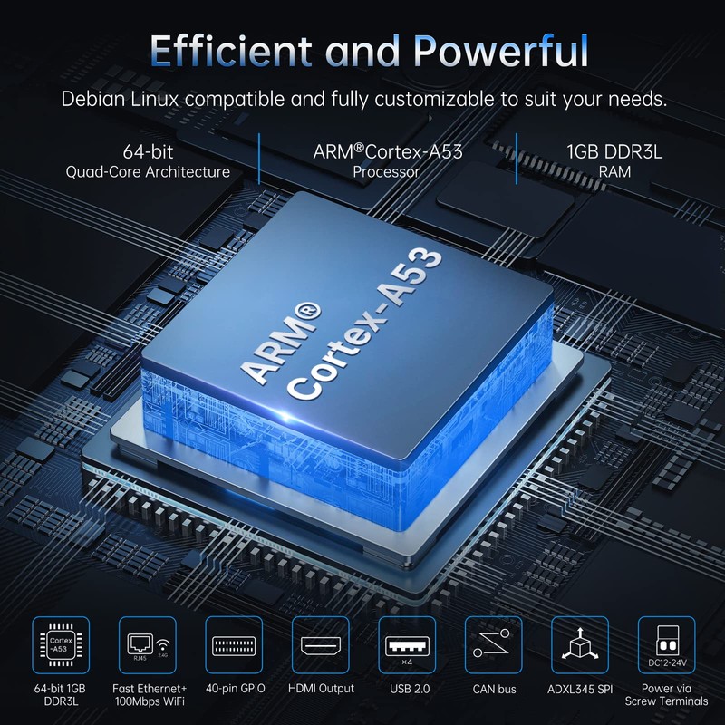 BIGTREETECH Pi V1.2 Control Board 64bit Quad Core 1GB DDR3L
